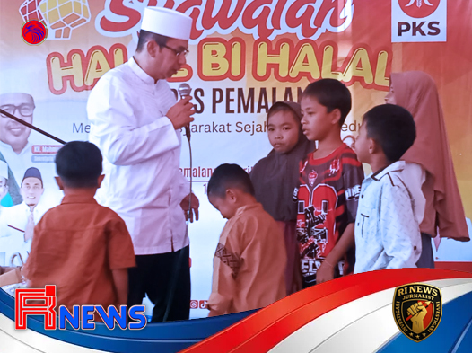 Rizal Bawazier Ajak Anak-Anak Belajar Sejak Dini Lewat Kuis Edukatif di Acara Syawalan PKS Pemalang