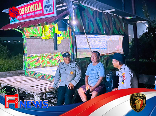 Satbinmas Polres Melawi Perkuat Pos Satkamling untuk Tingkatkan Kamtibmas di Nanga Pinoh