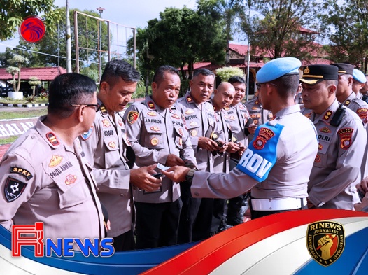 Tim Propam Polda Kalbar Gelar Razia Internal di Polres Melawi