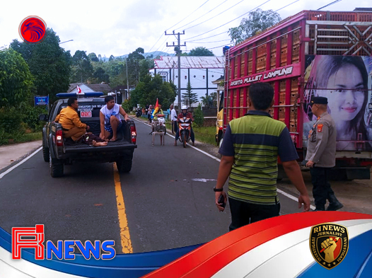 Tragedi Tabrakan Truk di Depan Masjid At-Taqwa Giham Sukamaju