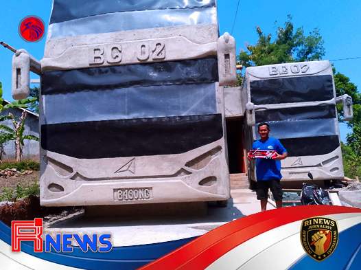 Warga Wonogiri Bangun Rumah Berbentuk Bus Agra Mas