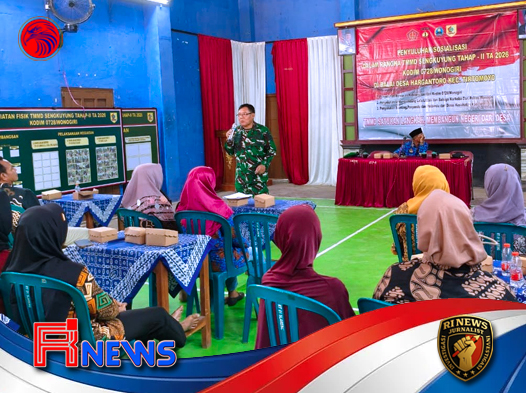 Danramil Agung Suwarno Tanamkan Semangat Bela Negara Lewat TMMD Nonfisik di Tirtomoyo