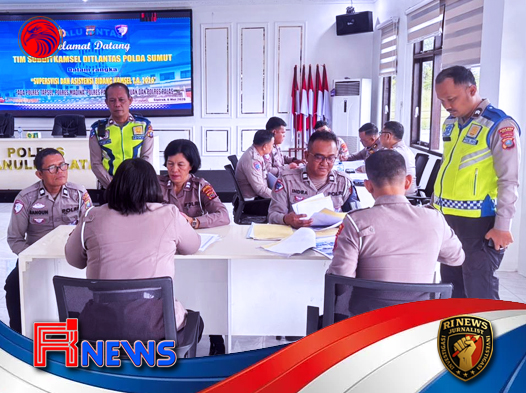 Ditlantas Polda Sumut Gelar Supervisi Kamsel
