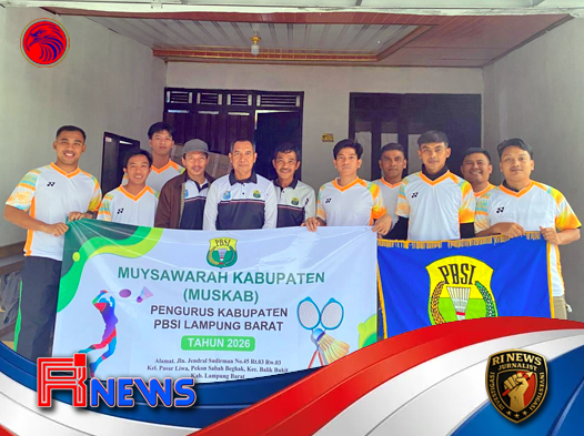 Ismet Inoni Aklamasi Pimpin PBSI Lampung Barat