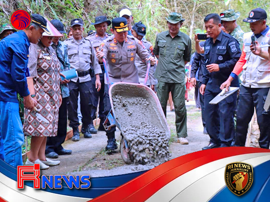 Kapolres Gunungkidul Damus Asa Terjun Langsung di Gotong Royong 2026
