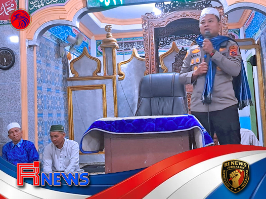 Kapolsek BAB Tapan Pimpin Subuh Berjamaah
