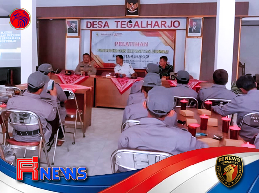 Linmas Desa Tegalharjo Siap Jadi Garda Terdepan Keamanan Desa