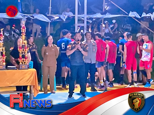 Meriahnya Final Voli Kapolres Melawi Cup