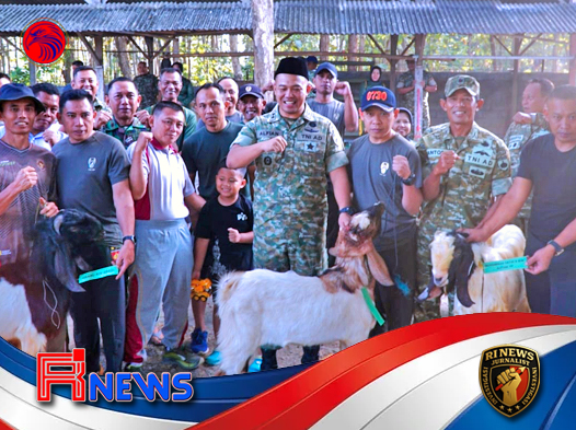 Perkuat Kemanunggalan TNI-Rakyat di Hari Raya Idul Adha