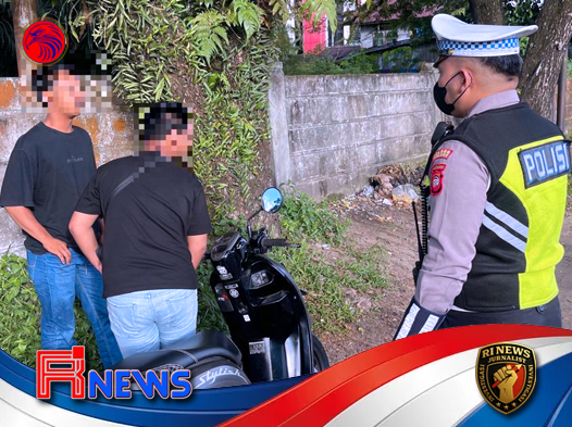 Petugas Lantas Temukan Puluhan Pelanggaran Tanpa Helm Setiap Pagi di Melawi