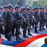 Polisi Jateng Gelar Apel Pengamanan Humanis Jelang Aksi Demo Komunitas Transportasi Online di Semarang