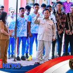 Prabowo Sentuh Tanah Terdepan