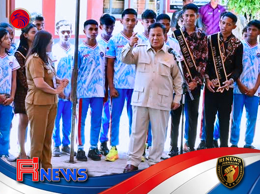 Prabowo Sentuh Tanah Terdepan