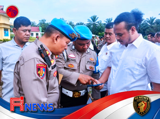 Propam Polres Padang Lawas Razia Handphone Personel Cegah Jerat Judi Online