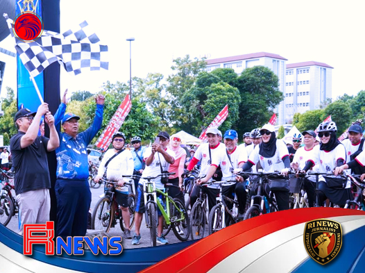Sinergi TNI dan Masyarakat Menggelora di Fun Bike Peringatan 80 Tahun POMAL