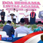 Doa Lintas Agama di Borobudur Mapolda Jateng