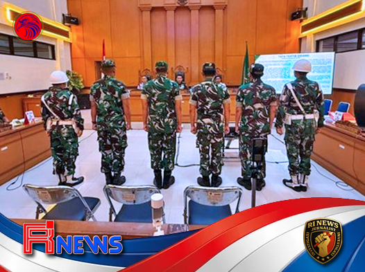 Empat Prajurit TNI Dituntut