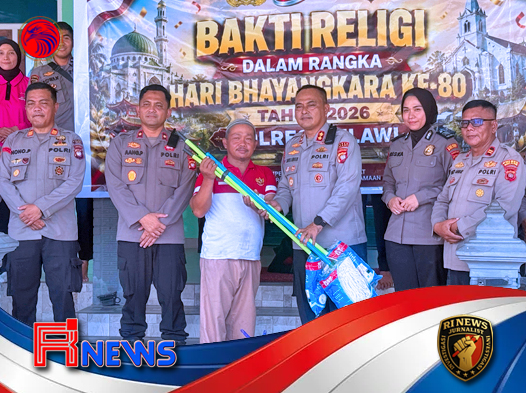 Kapolres Melawi Pimpin Bakti Religi