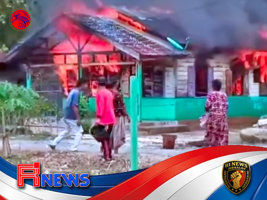Kebakaran Rumah di Depan Pesantren Al Muhlisin Padangsidimpuan