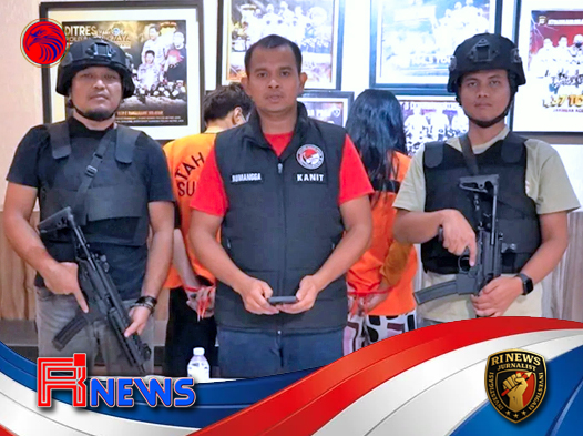 Pasutri Pengedar Sabu di Bekasi Dibekuk Polisi