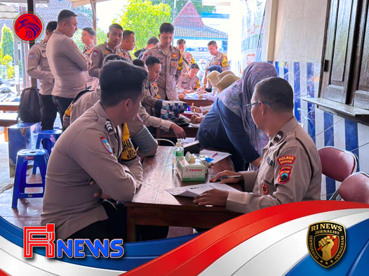 Polres Wonogiri Gelar Cek Kesehatan Gratis dan Screening TB Paru