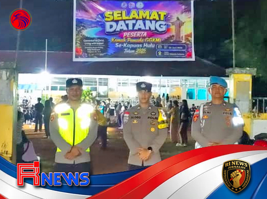 Polsek Putussibau Selatan Amankan Kemah Pemuda Kristen GGKMI