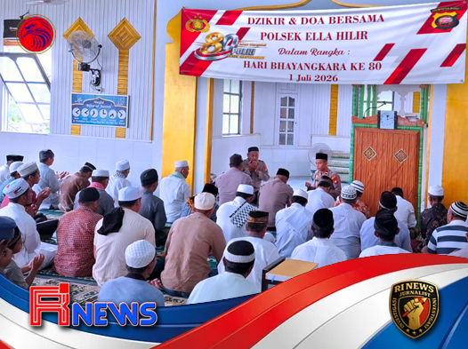 Zikir dan Doa Bersama Sukses Digelar di Masjid Miftahul Jannah Nanga Nuak