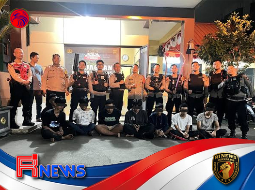Brimob dan Polres Jakut Amankan Enam Pemuda di Dua Lokasi Rawan Tiga Diduga Terlibat Curas