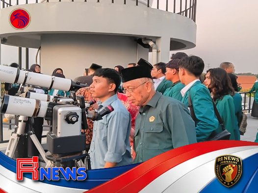 Hilal Safar 1448 H Terlihat Jelas di Langit Semarang