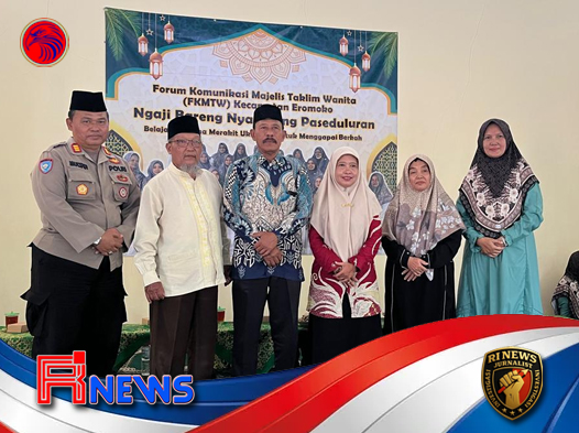 Kapolsek Eromoko Hadiri Pengajian FKMTW, Ajak Jamaah Jaga Kerukunan dan Kamtibmas