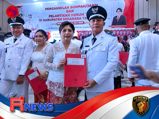 Nicolaus Tangapo Dilantik sebagai Hukum Tua Periode 2026-2034