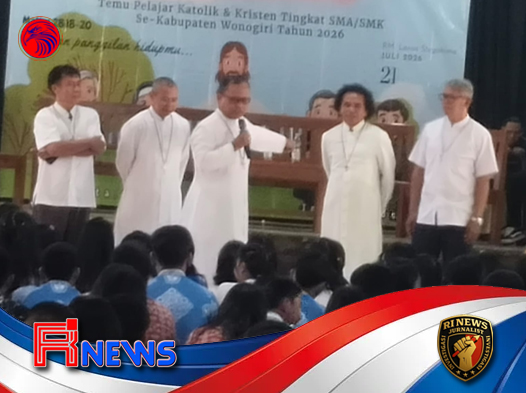 Pelajar Katolik dan Kristen Wonogiri Bersatu dalam Semangatuntuk Kerukunan Bangsa