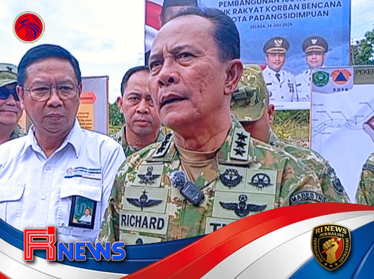 Pemerintah Pusat dan TNI Groundbreaking Huntap Padangsidimpuan