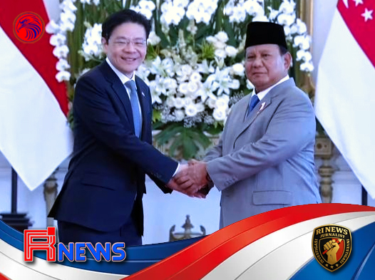 Prabowo dan Lawrence Wong Teken 26 MoU