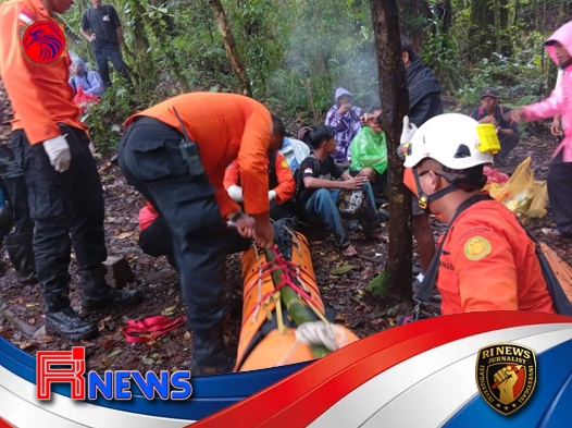 Tim Gabungan Berhasil Evakuasi Pendaki Muda yang Jatuh di Jurang 100 Meter Jalur Torean Rinjani