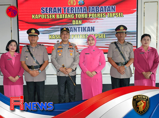 AKBP Anton Santoso Dorong Semangat Baru dalam Rotasi Jabatan Kapolsek Batangtoru dan Kasikum Polres Tapsel
