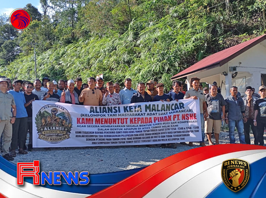 Aliansi Keta Malancar Desak Pemenuhan Ganti Rugi Lahan SUTET PLTA Batang Toru