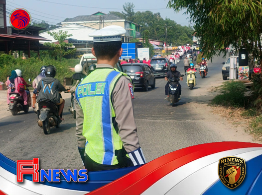 Arus Lalu Lintas Lancar dan Terpantau Aman