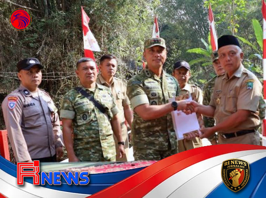 Dandim 0804 Magetan Resmikan Jembatan Perintis Garuda