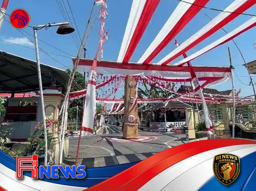 Dusun Jetis Sukoharjo Jadi Kampung Merah Putih 81 Tahun Kemerdekaan