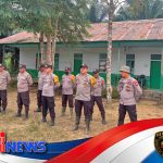 Kapolsek Sayan Pimpin Apel Pengecekan Personel