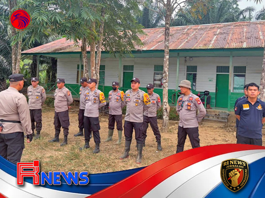 Kapolsek Sayan Pimpin Apel Pengecekan Personel