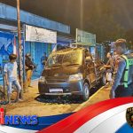 Kecelakaan Tunggal Pick-up Daihatsu di Alfamart Bulusulur