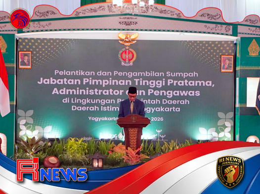 Pelantikan Pimpinan Tinggi Pratama di Kepatihan