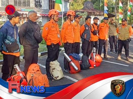 Penurunan Tim BPBD Cianjur ke Kawah Wadon