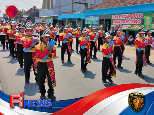 Peserta Lomba Drumband dan Gerak Jalan di Gandusari Trenggalek Rayakan HUT RI ke-81 dengan Energi Perjuangan Muda