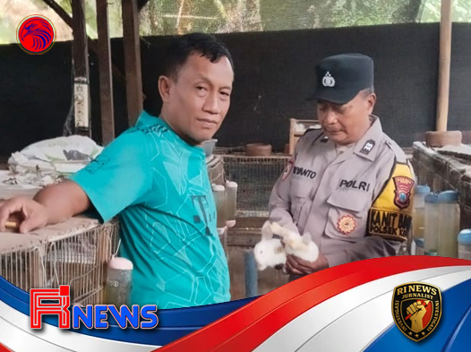 Polri di Kediri Dampingi Peternak Kelinci, Perkuat Ketahanan Pangan dari Akar Rumput
