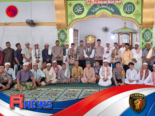 Polsek Ella Hilir Perkuat Sinergi dengan Warga lewat Jumat Curhat di Masjid Shirotul Jannah