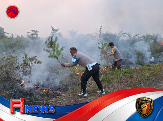 Polsek Nanga Pinoh Intensifkan Ground Check Titik Api