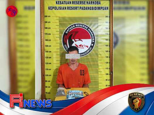 Satresnarkoba Polres Padangsidimpuan Tangkap Pengedar Ganja di Jalan Sudirman